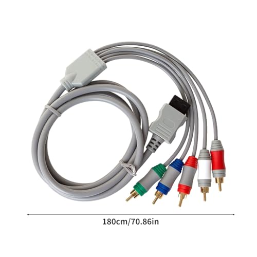 FOR 任天堂 Wii専用 AVケーブル U対応 コンポーネント 映像音声出力 HD接続対応 Wii to HDTV (Wii/コンポーネント) [並行輸入品]の特徴・詳細 画像