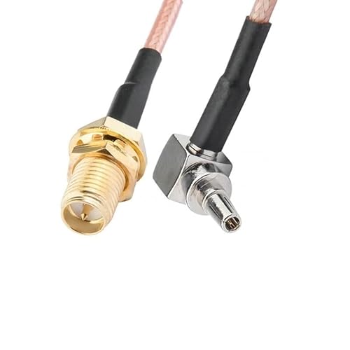 SMA to CRC9 ケーブル SMA オスメス to CRC9 オスストレート直角 RG316 ピグテールケーブル 3G 4G モデム用(RP SMA F to CRC9 RA,50CM) 1