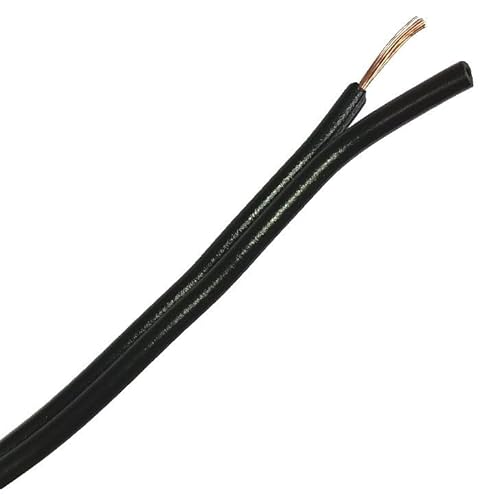 VFF0.3SQ ビニル平行コード 黒/黒 切断販売 【10m】の外観・全体像 画像