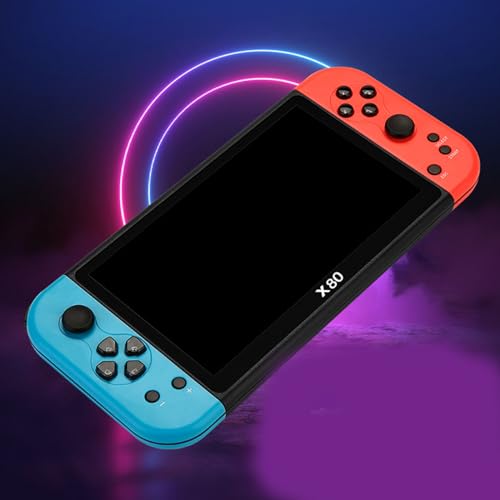 X80ポータブルハンドヘルドゲームコンソール7インチディスプレイスクリーンレトロビデオゲームプレーヤー組み込み3000MA充電式バッテリーの特徴・詳細 画像
