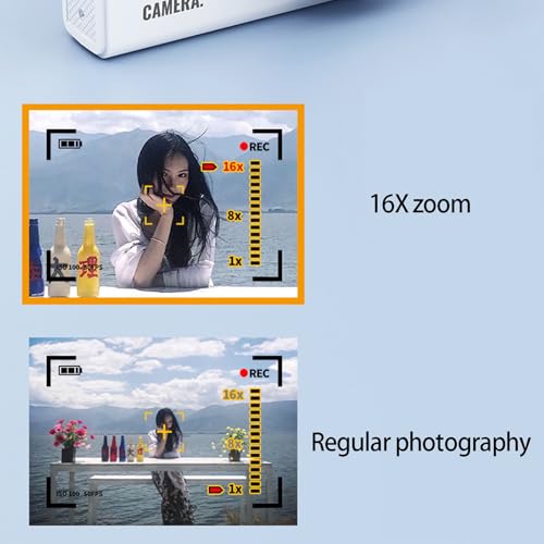 デジタルカメラ ミニピクカメラ トイカメラ ミニカメラ 大人向け 44mp クリアと 3 つの調整可能なライトは連続キャプチャをサポート複数モードトラベルカメラの特徴・詳細 画像