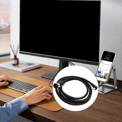 Din 5Pin - 6.35mm ケーブル 5Pin Din オスアダプター - 6.35mm オスサウンドアダプター 楽器機器用 ステレオ キーボード用の詳細・まとめ 画像