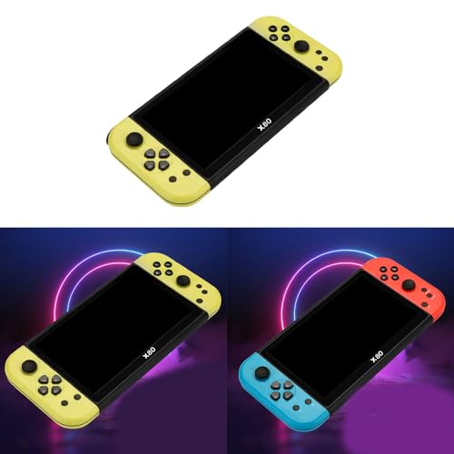X80ポータブルハンドヘルドゲームコンソール7インチディスプレイスクリーンレトロビデオゲームプレーヤー組み込み3000MA充電式バッテリーの詳細・まとめ 画像
