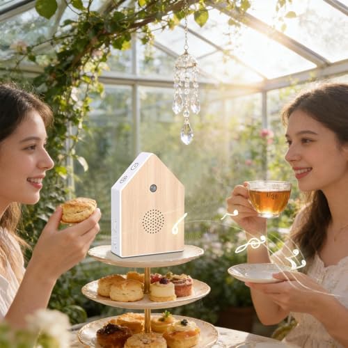 ホワイトノイズサウンドマシン - シンギングバードボックス付き、心地よい音量調節可能なスピーカー、睡眠リラクゼーションデバイス |ホーム オフィス ホテル 旅行 瞑想 スパ ベッドルーム 周囲の騒音 リラックス 心を落ち着かせるの詳細・まとめ 画像