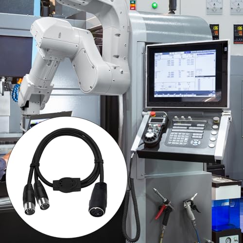 ヘビーデューティ 5Pin DIN オス - ダブル DIN 5Pin メス延長コードアダプタプラグ延長ケーブル複数システム用延長ケーブルの詳細・まとめ 画像