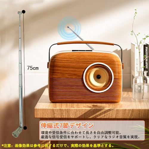 KASELIN FM ラジオアンテナ 伸縮アンテナ Fタイプ 75Ω 3.5mm PALオスメス 3種変換コネクタ付き 7セクション ロッドアンテナ 室 高感度 Tivoli Audio YAMAHA JVC SONY BOSE Pioneer ONKYO Marantz Sherwood Denon ミニコンポ チューナー レシーバーなどの詳細・まとめ 画像