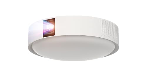 Aladdin X3 プロジェクター アラジン エックス3 700ANSIルーメン 1080P フルHD 天井照明 LEDシーリングライト スピーカー Harman Kardon ドルビーオーディオプラス ホームシアター 短焦点 スマホ対応 小型 家庭用 映画 1