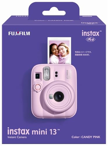 富士フイルム(FUJIFILM) チェキ インスタントカメラ instax mini 13 キャンディーピンク INS MINI 13 PINKの詳細・まとめ 画像