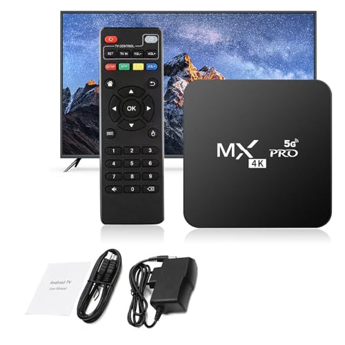 TV ボックス スマート メディア プレーヤー Android 11.1 HD 4K MXQ Pro 2.4GHz WiFi クアッドコア メディア プレーヤー ストリーミングメディアプレーヤー HDMI/AVコンポーネント出力 動画・音楽・写真再生 4K TFカード/USBメモリ/外付 1+8GB 1