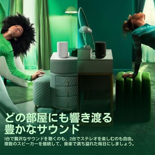 Bose Lifestyle Ultra Speaker - TrueSpatial Audio CleanBass AirPlay & Google Cast対応 Bluetooth Wi-Fi接続 ワイヤレスホームスピーカー ホワイトスモークの特徴・詳細 画像