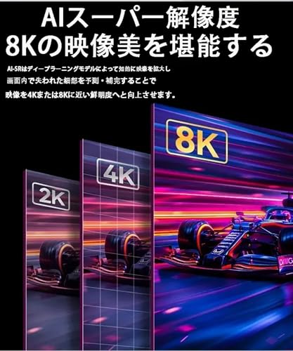 DreamTV 12 AI映像補正搭載｜マルチデバイス対応 8K出力対応メディアプレーヤー 日本国内アフターサービス対応 送料当社負担 ホームシアター体験の特徴・詳細 画像