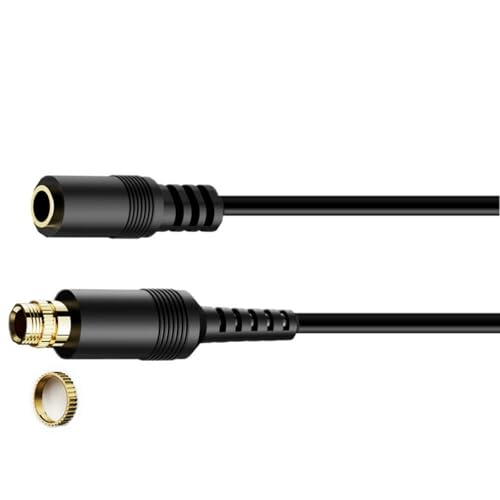 3.5 mm オス - メス延長ワイヤ 補助 3.5 mm オス - メス ロッキング ナット パネル マウント ケーブル アクセサリ ケーブル 1