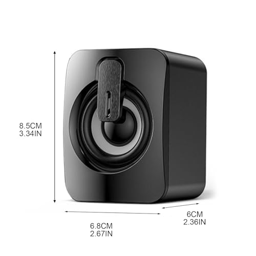 コンピュータスピーカー サウンドボックス ステレオ USB 3.5mm スピーカー RGB ライト付き デスクトップ ラップトップコンピューター用 ステレオスピーカーの特徴・詳細 画像
