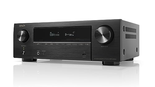 デノン Denon AVR-X1800H AVサラウンドレシーバー 7.2ch 8K Ultra HD、HDR10+、eARC対応/ブラック AVR-X1800HK 1