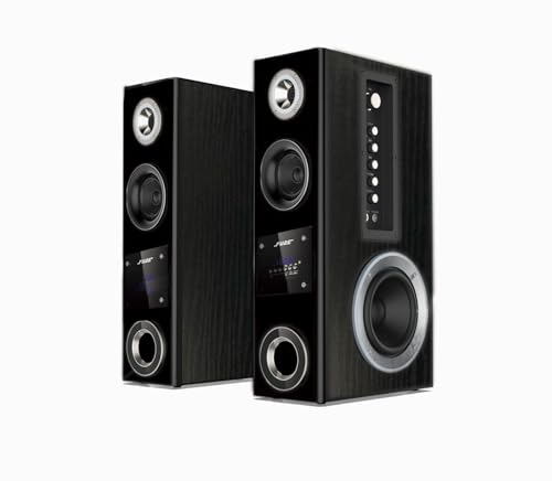 HDMI 搭載 Bluetooth 5.3 対応 ワイヤレス コンパクト アンプ内蔵 デュアルウーファー タワースピーカー TSX285BTH 1