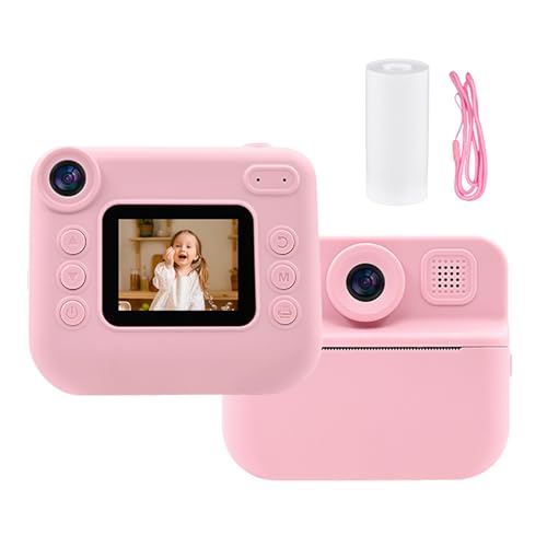 Kavolet 子供用インスタントプリントカメラ 2.0インチスクリーン幼児用カメラ プリンター内蔵ゲーム付き 子供の誕生日ホリデーに最適なギフト (ピンク)の特徴・詳細 画像