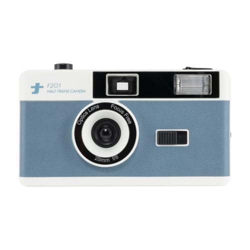 ナカバヤシ 【ナカメラ】 フィルムナカメラ フィルムカメラ ハーフフレーム ブルー Z0871 1