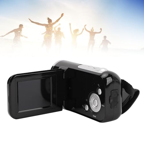 FUNFANG 16MP ビデオカメラ 16MP ビデオカメラ デジタル 1080P X デジタルズーム 2.0 インチ回転可能スクリーン手ぶれ防止 USB ポート 1 4 インチネジ穴 旅行結婚式キャンパスレコード用の特徴・詳細 画像