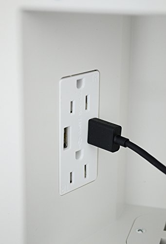 DATA COMM Electronics 45-0251-WH 埋め込み型 AV/HDMIケーブル 拡張可能なメディアボックスと4.0デュアルUSBポート付きの詳細・まとめ 画像