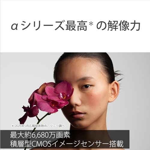 SONY(ソニー) ILCE-7RM6 フルサイズ ミラーレス一眼カメラ α7RⅥ ボディ(レンズなし)の特徴・詳細 画像