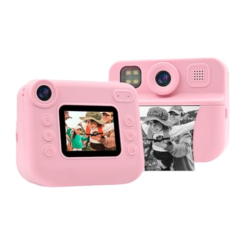 Kavolet 子供用インスタントプリントカメラ 2.0インチスクリーン幼児用カメラ プリンター内蔵ゲーム付き 子供の誕生日ホリデーに最適なギフト (ピンク)の詳細・まとめ 画像