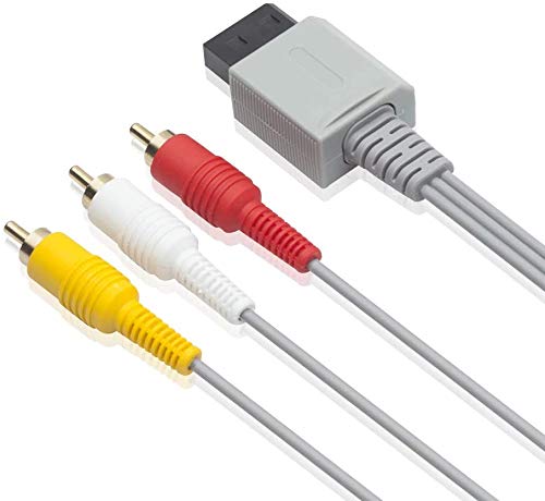 【Amazon速出荷】ZOYUBS Nintendo Wii/Wii U用AVケーブル 3本 AVコンポジット ケーブル RCA変換アダプター コンポーネント端子 コンバーター d端子ケーブル AVマルチ コンポーネント アウト コンポーネント ビデオ/オーディオケーブルコード 映像、音声端子AVケーブルRCAケーブル 金メッキケーブルコード ワイヤー メイン480P Wii/Wii U TV HDTVディスプレイ対応 約1.8M 1