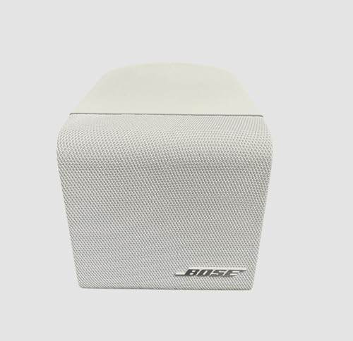 Bose Lifestyle Acoustimass ホームシアタースピーカーシステム用の交換用Boseシングルキューブスピーカー(白)。 1