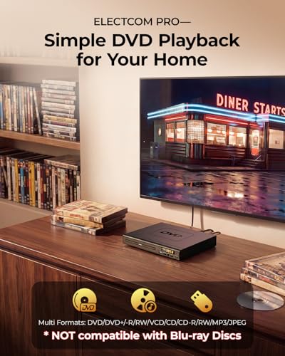 DVD プレーヤー HDMI, すべての地域を再生できる DVD プレーヤー, 高齢者向けのシンプルな DVD プレーヤー, ホーム ステレオ システム用 CD DVDプレーヤー, HDMI および RCA ケーブル付属の詳細・まとめ 画像