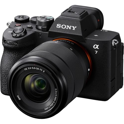 SONY(ソニー) ILCE-7M5M フルサイズ ミラーレス一眼カメラ α7V ズームレンズキット(同梱レンズ:SEL28702) ブラックの外観・全体像 画像