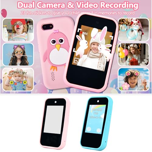 ダブルレンズ付きキッズカメラ クリエイティブプレイ 複数の子供向け学習おもちゃ 写真ビデオ 懐中電灯付き 時計 ダブルレンズ子供用カメラの詳細・まとめ 画像