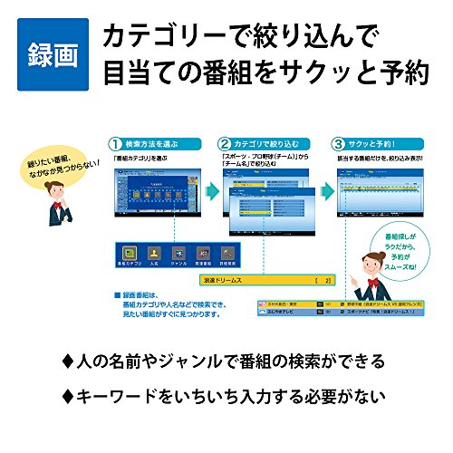 シャープ AQUOS ブルーレイレコーダー 500GB 1チューナー BD-NS520の特徴・詳細 画像