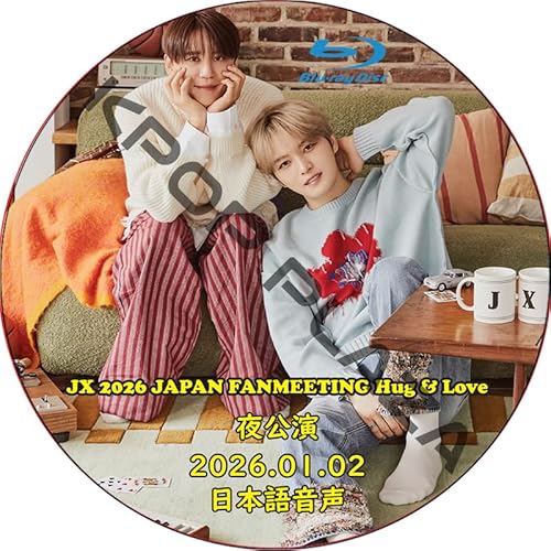 ジェジュン DVD [Blu-ray] JX 2026 JAPAN FANMEETING Hug & Love [夜公演] (26.01.02) 日本語音声/ジェジュン, J-JUN, XIA, JUNSU 1