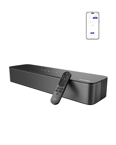ULTIMEA サウンドバー サブウーファー内蔵 132W 究極のオールインワン·サウンドバー没入型 2.1chサウンド 日本語APP制御 テレビスピーカー 光/AUX/ BT5.4 日本語説明書付 ブラック Poseidon M20 Pro【2026年最新】の外観・全体像 画像