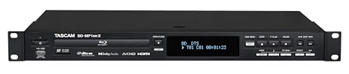 TASCAM(タスカム) BD-MP1MKII 業務用ブルーレイ/SD/USB プレーヤーの外観・全体像 画像