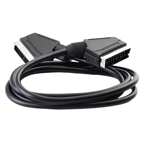 SCART オス - SCART オス 21 ピン データリンク ケーブル ケーブル コード ビデオ コンバーター ゲーム コンソール アクセサリー用の特徴・詳細 画像