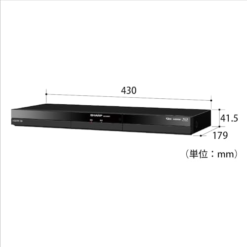 シャープ ブルーレイディスクレコーダー 2B-C10GW1 AQUOS ブルーレイ ダブルチューナー 1TB 地デジ録画 簡単操作 外付けHDD対応 スタンダードモデルの詳細・まとめ 画像