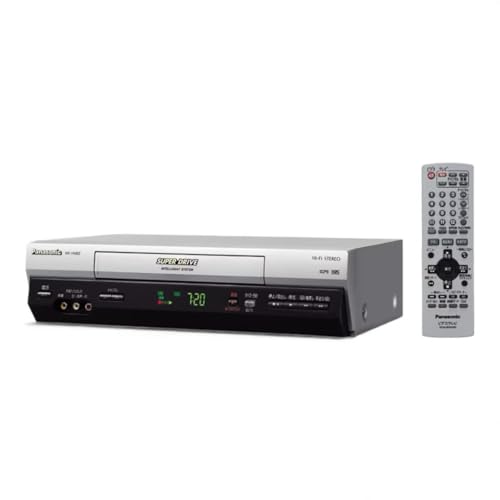 【整備済み品】パナソニック Panasonic VHSビデオデッキ NV-HV62 VHS再生・録画 HiFiステレオ シルバー 1