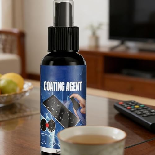テレビ クリーナースプレー と クロス - 30ml スマホ研磨パッド コーティング剤スプレー - タッチスクリーンクリーナー,室内用 液晶テレビ スマートフォン タブレット ノートパソコン タッチスクリーン パソコンモニター 電子機器対応の特徴・詳細 画像