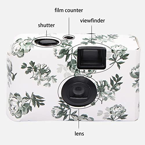 フィルムカメラ 使い捨てフィルムカメラ 17枚フィルム付き F/8 28mmレンズ 結婚式 パーティー 集まり 屋外使用 パーティー用品の特徴・詳細 画像
