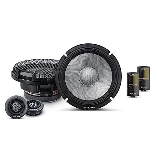 Alpine Rシリーズ R2-S65C 6-1/2インチ 2ウェイコンポーネントスピーカー ピーク電力300ワットの外観・全体像 画像