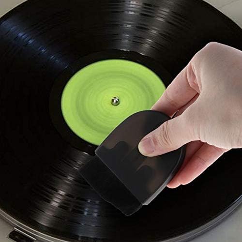 レコードクリーナー用品 静電気除去ブラシ レコードクリーニングブラシ LPレコードプレーヤークリーニングブラシターンテーブル LPビニールプレーヤーレコード用静電気除去帯電防止ほこり取り 除電ブラシダストブラシの特徴・詳細 画像