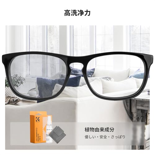 K&F CONCEPT 3in1 スクリーンクリーナー レンズクリーナーキット クリーニングクロス セット 15cm 厚手マイクロファイバークロス 40cmクリーニングクロス 60 ml クリーニングスプレー 1本 カメラレンズ メガネ 携帯電話 液晶画面用 テレビ タブレット クリーニング用品の特徴・詳細 画像