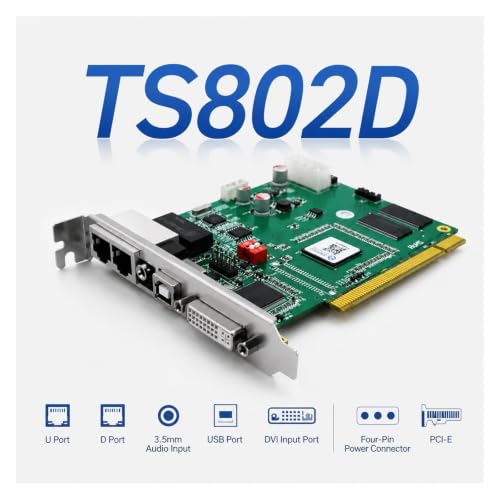 TS801D TS802 TS802D フルカラー同期 LED ディスプレイ送信カードコントローラ LED スクリーン用(TS801D)の詳細・まとめ 画像