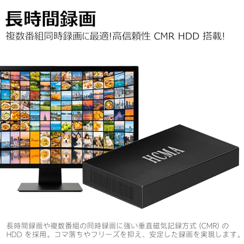 【Amazon.co.jp限定】【2年保証】外付けHDD 3.5インチ 外付けハードディスク 静音 PC/Win/Mac/テレビ録画/デスクトップ/ラップトップ適用 (2)容量:1TB)の詳細・まとめ 画像