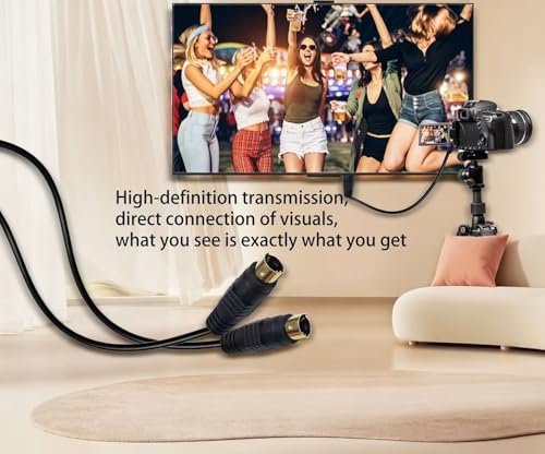 S-Video 4ピンメッキ公対ビデオケーブル互換性があるDVDプレーヤーホームシアターVCR DVR/PVR(1 M)の特徴・詳細 画像