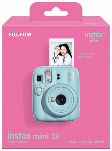 富士フイルム(FUJIFILM) チェキ インスタントカメラ instax mini 13 ラグーングリーン INS MINI 13 GREENの詳細・まとめ 画像