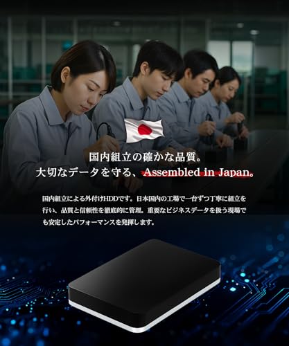 FFF 外付けHDD 2TB ポータブルHDD PC・テレビ録画対応 USB3.2 高速転送 Windows/Mac対応 MAL22000EX3-BKの詳細・まとめ 画像