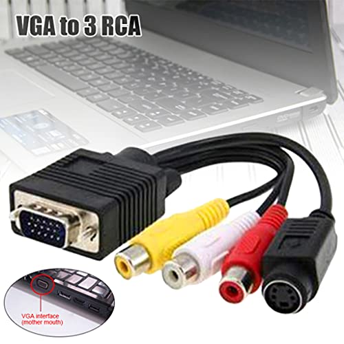 VGA - 3RCA S サブ端子ケーブルコンバータの特徴・詳細 画像