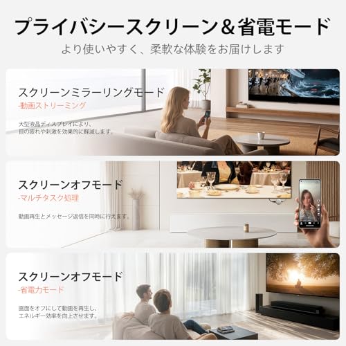 「「VGP2026受賞!真プラグ&プレイ」llano T1 ワイヤレス HDMI 無線受信機 1080P@30Hz 日本技適認証取得 5.8G超低遅延 最大30m無線伝送 省電力&ミラーリングの2モード搭載 Type-C充電対応 iPhone/iPad/テレビ/Androidスマホ/Mac/Windowsなど対応の特徴・詳細 画像
