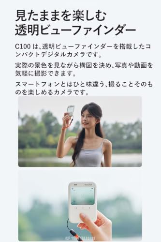 【日本人運営の正規代理店】Godox C100 透明ディスプレイ ビューファインダーカメラ ライトメーター（露出計）搭載 USB Type-C充電 TFカード対応（収納ケース, ストラップ, 32GB TFカード, 日本語説明書付）の特徴・詳細 画像
